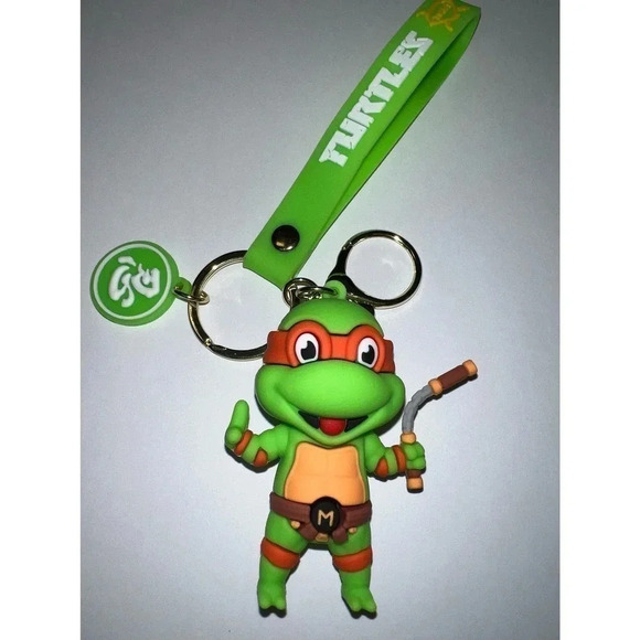 New Michelangelo Teenage Mutant Ninja Turtles Keychain. - Picture 1 of 3